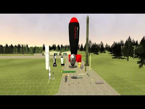 Testing Every Nuclear Bombs in Gmod