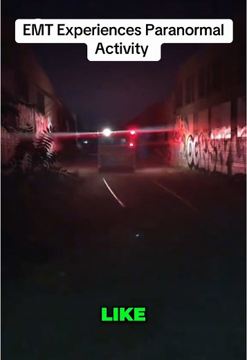 EMT is on his way back to base when he starts to experience paranormal activity out of his ambulance. What do you think? #scary #haunted #ghost #EMT #fyp #paranormalarchives