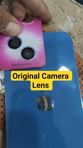 iPhone 13 Camera Lens Protector installation Done ✅ #short #cameralensprotector #viral