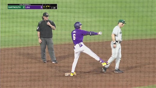 DC6 Clearing The Bases 🧹 Dartmouth - 2 LSU - 3 | LSU Baseball