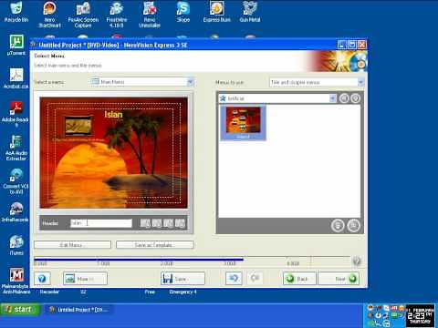 Burn video files to DVD using Nero 6
