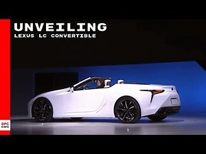 Lexus LC Convertible Concept Unveiling