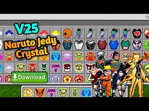 ATUALIZOU!! ADDON NARUTO JEDY SUPER NO MINECRAFT PE 1.21.92+