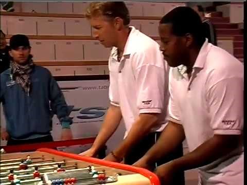 The world's fastest foosball shot?