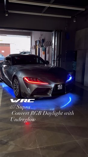 WRC Automotive Malaysia on Instagram: "/// Toyota Supra Toyota Supra Headlight Convert RGB Daylight with Underglow from WRC. #Supra Please whatsapp us for more information ya. wa.me/60126226689"
