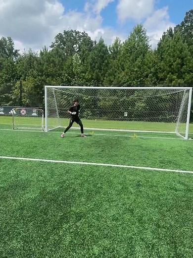 Goalkeeper Footwork & Diving Drill | Soccer Training for Goalies