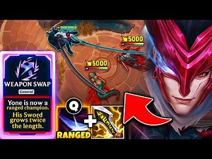 YONE IS NOT MEANT TO BE A RANGED CHAMPION... THIS VIDEO SHOWS YOU WHY! (BROKEN AUGMENTS)