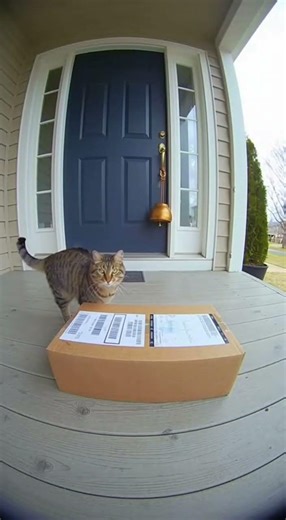 Sneaky Cat Rings the Bell!