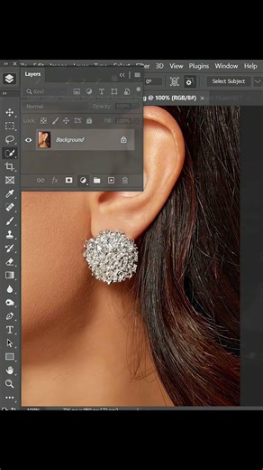 How to Turn Silver Jewelry into Gold in Photoshop | Step-by-Step #shorts #shortvideo