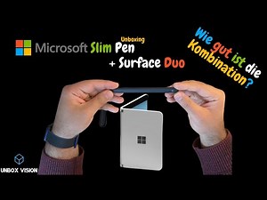 Microsoft Surface Slim Pen + Surface Duo I Wie gut ist die Kombination? I deutsch