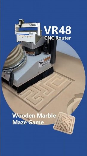 Making a Wooden Marble Maze Game. #cncrouter #cnc #woodworking