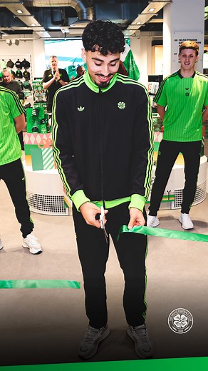 The brand-new #CelticFC Queen Street store officially opened tonight, with three extra-special guests to kick things off 🍀✨ | Celtic FC
