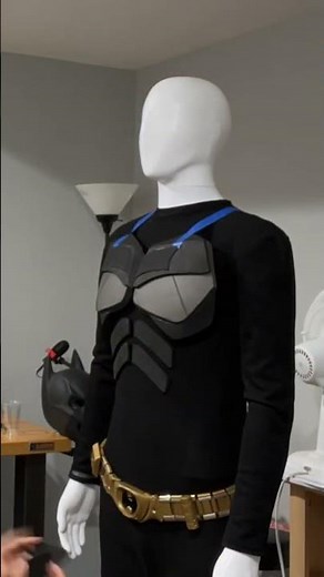 I made this Batman suit from scratch! #batman