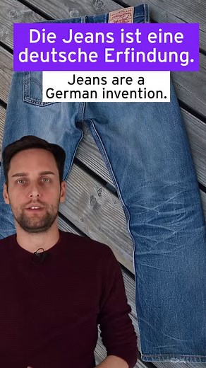 Streng genommen war Levi Strauss zum Zeitpunkt der Erfindung schon amerikanischer Staatsbürger ... 🤫 aber die Idee bleibt natürlich eine deutsche! 😜 #deutschlernen #learngerman #learninggerman #aprenderaleman #aprenderalemao #deutschland #deutschkurs #deutschsprechen #deutschunterricht #Erfindung #wissenswert #LeviStrauss #Jeans #Jeanshose | DW Deutsch lernen