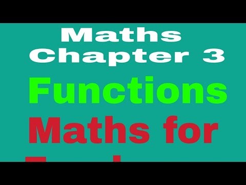 Math chapter 3 Function for Freshman student|| 2018