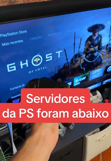 Os servidores da PS5 e PS4 foram desligados temporariamente! #ps5 #ps4 #playstation