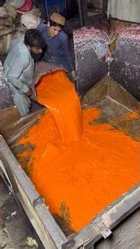 How Orange Foam is Made || Full Process Revealed!