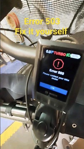 How to fix Error 503 on Bosch #ebike #bicyclemaintenance #shorts Speed sensor alignment