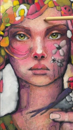 Building Beautiful Textured Layers Using Pastel Pencils On Top Of PanPastel