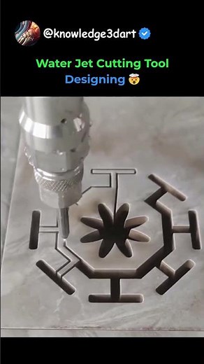 Water Jet Cutting Tool Designing 🤯