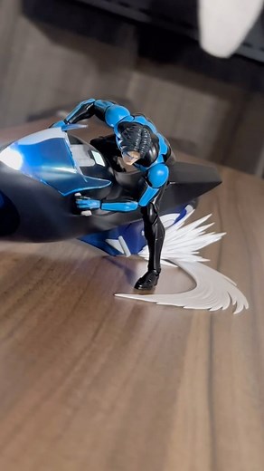 Lethal on Instagram: "A little posing reel showcasing this beautifully done Batcycle by @mcfarlane_toys_official. I love what they do with their vehicles and this Animated Series Batcycle is no exception. Especially considering the fact that it lights up, comes with a base, and works perfectly with the MAFEX HUSH Nightwing. Enjoy and happy Thursday! - - LIKE, COMMENT, SHARE, and FOLLOW FOR MORE - - #pocketfigoftheday #whatsinyourpocket #pocketfig #marvellegends #actionfigures #collection #marvel