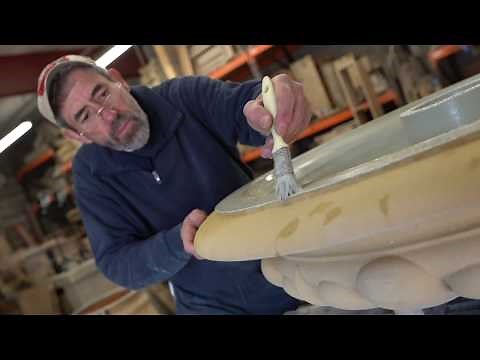 The David Sharp Studio Vermeer Stone Garden Fountain traditional craftsmanship techniques & artistry