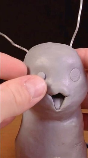 Pikachu – Shaping the Face in Clay #pokemon