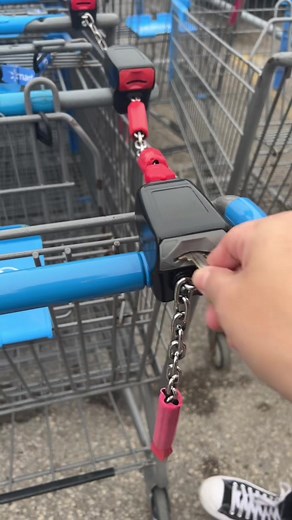 Unlocking Shopping Carts Without Change - Shopping Cart Trick