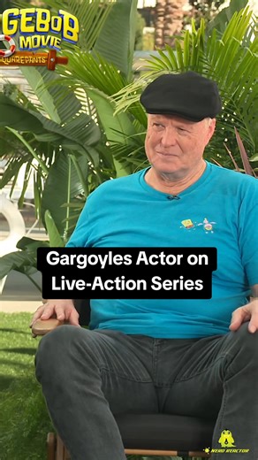 Gargoyles' Actor Bill Fagerbakke (Broadway) finds out about the WIP Live-Action Disney Plus Series #gargoyles #gargoylestheseries #disneyplus #broadway | Nerd Reactor