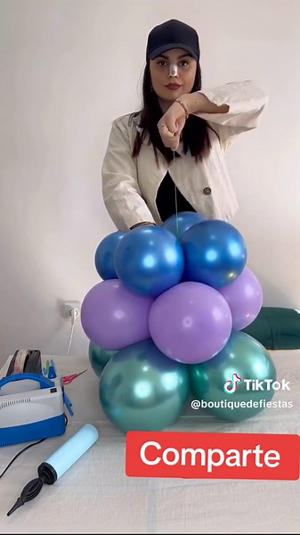 Tutorial cola de sirena con globos