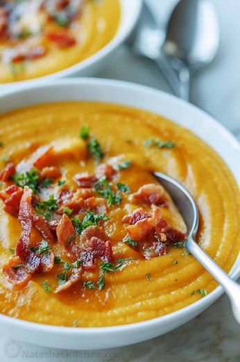 Roasted Butternut Squash Soup (VIDEO)