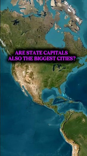 Your US State Capital Is NOT the Biggest City 🗺️