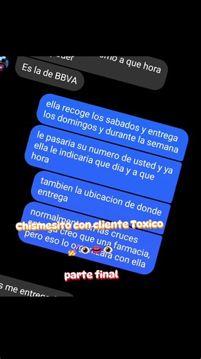 Chismesito con cliente Toxico parte FINAL 💅👁👄👁 #chisme #clientestoxicos