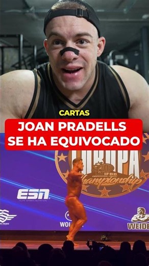 Joan Pradells reconoce sus errores tras competir