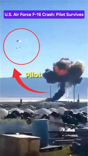 U.S. Air Force F-16 Fighter Jet Crash Update | Pilot Ejects Safely