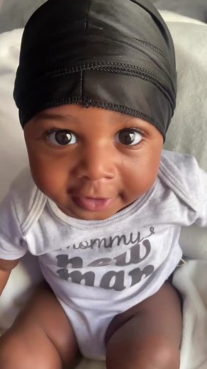 Adorable Light Skin Baby Smiles and Melts Hearts