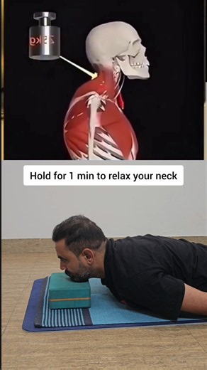 Release Neck & Back Tension 🧘‍♀️ 3 Simple 1-Minute Yoga Stretches #painrelief