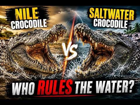 “Nile Crocodile vs Saltwater Crocodile: Which Massive Reptile Truly Rules?”
