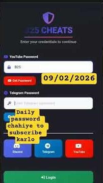b25 cheats password 🔑 today 😱b25 cheats fun☠️b25 cheats login 🥵 password today 9 February ☠️☠️