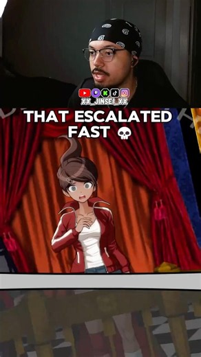 THAT ESCALATED FAST 💀😭 (repost) #shorts #gaming #danganronpa