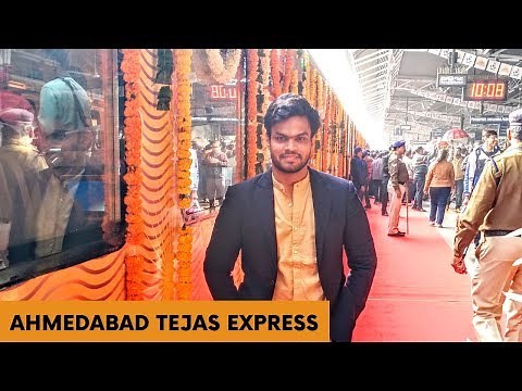 Mumbai Ahmedabad Tejas Express Executive Class full journey