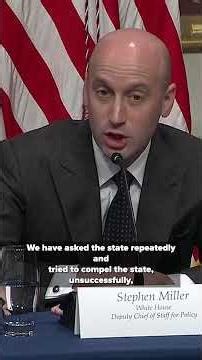 'Free money forever': Miller claims blue states allow applicants to lie for federal benefits