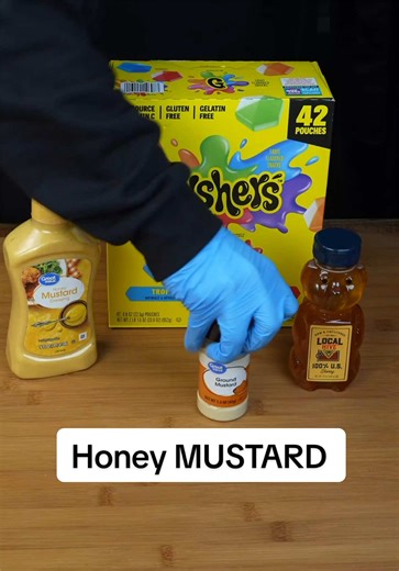 Replying to @Lionel Cactuselli try MUSTARD Gusheeze by joining the LIVE! #honeymustard #gushers #candy #candeeze