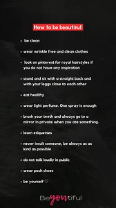 How to be beautiful #tips #advice #tipsforlife #adviceforlife #tipsforyou | Beyoutiful