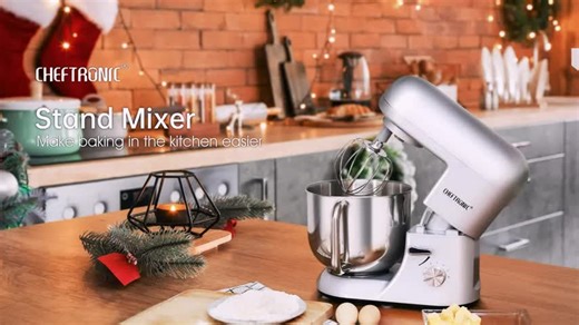 Cheftronic 1200W 5L Stand Mixer Food Mixer Dough Whipping Machine Multifunction Blender Robots