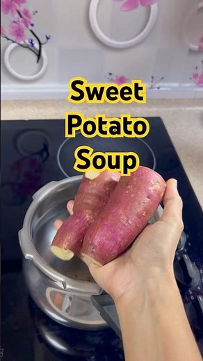 A cosy,creamy Sweet Potato Soup perfect for chilly days.Healthy,tasty& super easy Soup 🥣