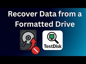 Recover Data from a Formatted Drive using TestDisk