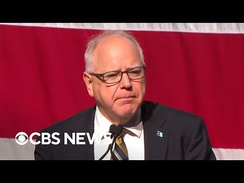 Gov. Tim Walz speaks publicly for first time since 2024 election loss