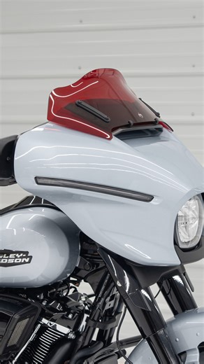 Stand out from the crowd with Kolor Windshields 🎨🏍️ With a wide range of color options to choose from, you can dial in a look that matches your bike and your style. #GetKlocked | #KolorFlare #Windshield #KlockWerks | Klock Werks