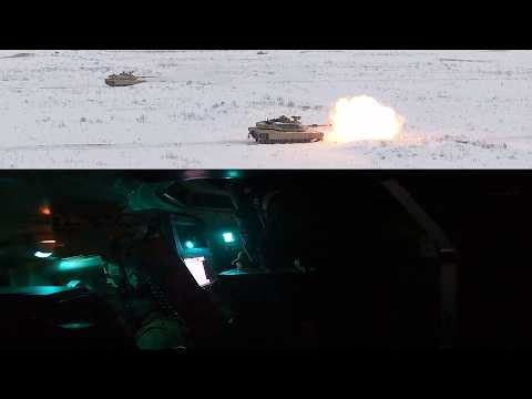 U.S. Soldiers Conduct Platoon Abrams Live-Fire At BPTA